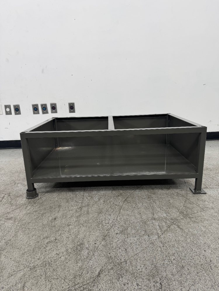Image of Gray Metal Table